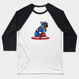 Captain Frenchie Baseball T-Shirt